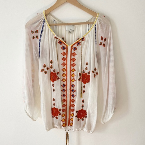 Greylin Embroidered Top